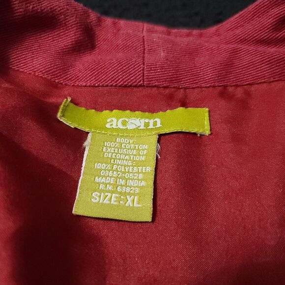 Acorn Womens Jacket Multicolor Size XL 100% Polyester Long Sleeve Open Beaded - Picture 5 of 12